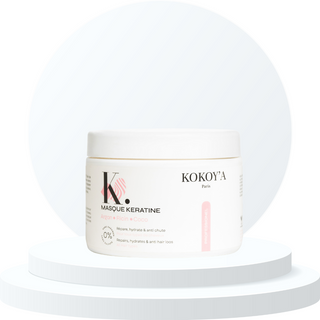 MASQUE KÉRATINE, ARGAN, COCO, RICIN/ Répare hydrate anti-chute